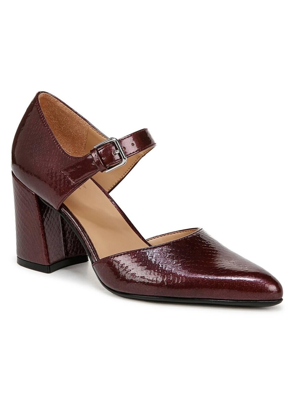 115$ Naturalizer Pixie Mary Jane Pump Shoes Women's Size 10 Cranberry Red